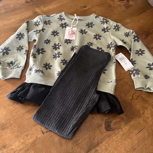 JESSICA SIMPSON NWT GIRLS SIZE 6X TWO PIECE OUTFIT - Picture 1 of 7